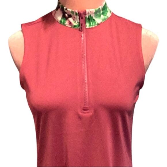 TOMMY BAHAMA NWT WOMENS PINK FLORAL COLLAR TENNIS GOLF DRESS SHORTS QUICK DRY - Picture 3 of 9